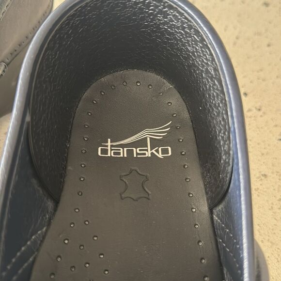 Dansko Women’s Blueberry Leather Clogs Comfortable Professional Shoes Size EU 40 - Picture 12 of 13